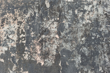 cold shade of vintage plaster texture outdoors at home