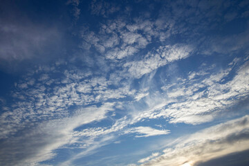 Fototapeta na wymiar Clouds at coast. Julianadorp. Netherlands.