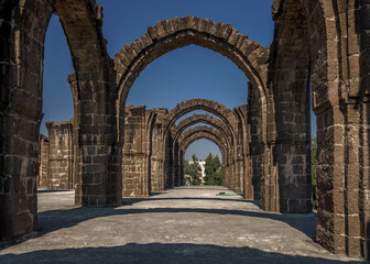 Bara Kaman is the unfinished mausoleum of Ali Adil Shah II in Bijapur, Karnataka in India