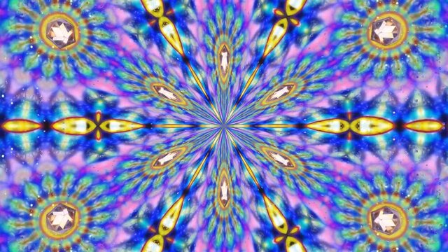 Abstract kaleidoscope background with . For design and network