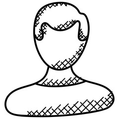 
A male office employee, manager or supervisor 
