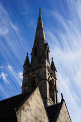 St. Mary's Cathedral, Newcastle upon Tyne on a sunny day