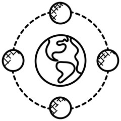 

A doodle icon design of sitemap diagram
