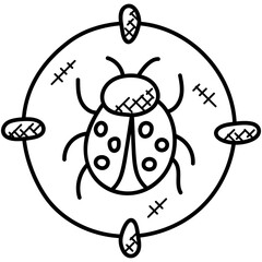 
A doodle icon design of sitemap diagram
