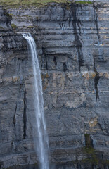 Autumn landscape at the Salto del R&iacute;o Nervion in the Monte Santiago Natural Monument. Region of the Merindades. Province of Burgos, Autonomous Community of Castilla y Le&oacute;n, Spain, Europe