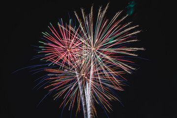 Fototapeta premium fireworks in the night