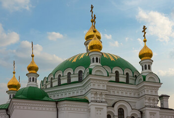 Fototapeta na wymiar Kyiv, Ukraine, Pechersk Lavra Monastery Orthodox church