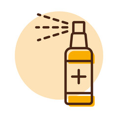 Fototapeta premium Anti-bacterial sanitizer spray, hand sanitizer