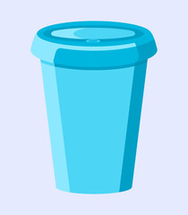 Fast food coffee cup to go illustration