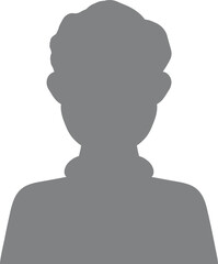 Hand drawn, modern, man avatar profile icon (or portrait icon). User flat avatar icon, sign, profile male symbol