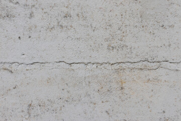 Old white wall with cracks, wallpaper