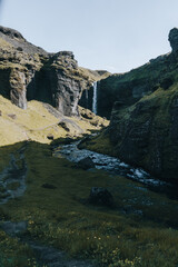 Icelandic nature, Landscape in Summer