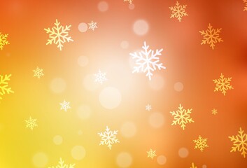 Light Red, Yellow vector layout in New Year style.