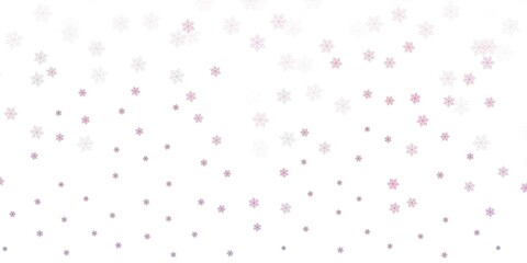 Light pink vector doodle background with flowers.