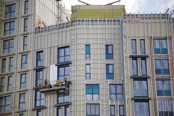 Fototapeta premium high-rise builders new flat apartment