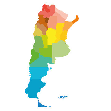 recommend clip art: Argentina - map of provinces