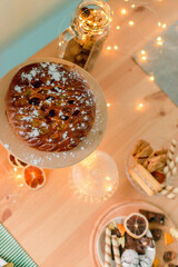 christmas table setting