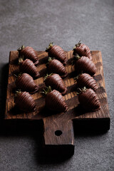 Strawberries in Belgian chocolate
