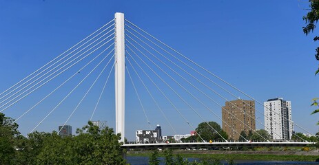 Fototapeta premium Nantes Pont Eric Tabarly