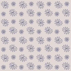Bandana Print. Vector seamless pattern with paisley ornament. Silk neck scarf or kerchief. Floral vintage background. Asian textile. Tribal texture. Bohemian style. Indian motif. 