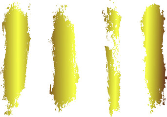 Golden brush set 