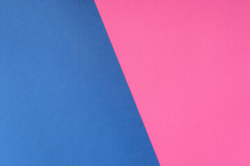 Abstract geometric paper background. Pink and blue colors.