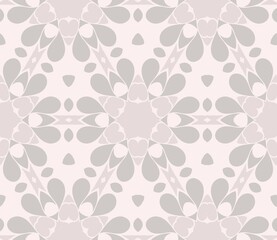 Pink and grey pattern, simple texture for young girl invitation card, beautiful flat geometric, floral cover background