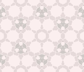 Pink and grey pattern, simple texture for young girl invitation card, beautiful flat geometric, floral cover background
