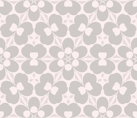 Pink and grey pattern, simple texture for young girl invitation card, beautiful flat geometric, floral cover background