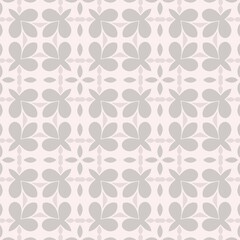 Pink and grey pattern, simple texture for young girl invitation card, beautiful flat geometric, floral cover background