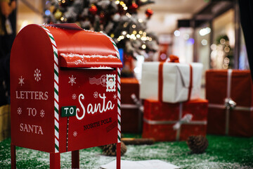 Mailbox for christmas letters to Santa Claus