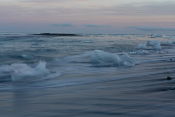 Icelandic Glaciers and Icebergs, Landscape in Summer