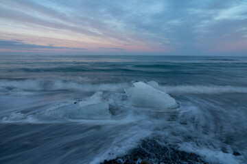 Icelandic Glaciers and Icebergs, Landscape in Summer