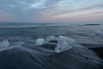 Icelandic Glaciers and Icebergs, Landscape in Summer