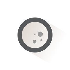 Moon phase. Full moon. Isolated color icon. Weather vector illustration