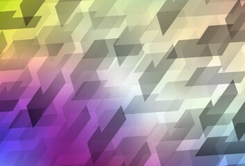 Light Multicolor vector layout with lines, rectangles.