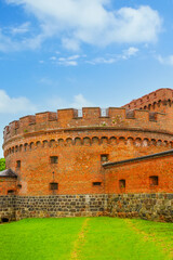 Landscape with a view of the fortress of Palmniken fortress.