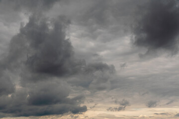 Sky with summer clouds Beautiful cloudscape