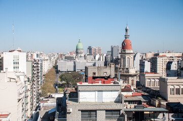 Beautiful panoramic landscape of buenos aires
