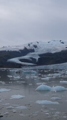 Obraz premium Icelandic iceberg boat tours