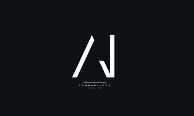 Letter AI Business Logo Design Alphabet Icon Vector Monogram