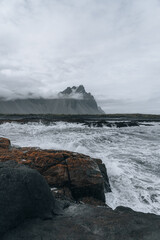 Iceland landscape, Coastline and nature in summer.
