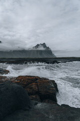 Iceland landscape, Coastline and nature in summer.