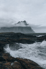 Iceland landscape, Coastline and nature in summer.
