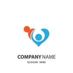 Naklejka premium Teamwork logo images