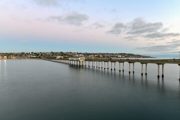 Fototapeta na wymiar Ocean Beach Pier - San Diego, California