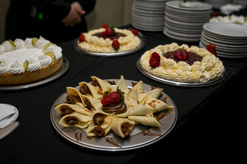 sweet and salad party food