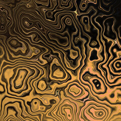 abstract liquid gold pattern