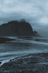 Iceland landscape, Coastline and nature in summer.