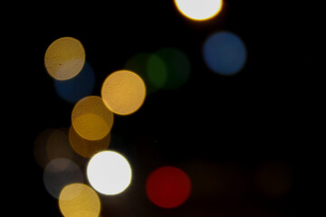 blurred background of lights